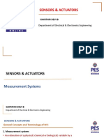 UE18EE325 - Unit1 - Class1 - General Concepts and Terminology of Measurement Systems