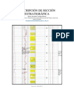 Descripción detallada de las formaciones geológicas en la Sección 5