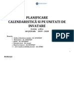 Planificare calendaristica clasa a   III-a OK