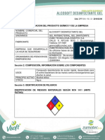 Alcosoft Desinfectante Gel PDF