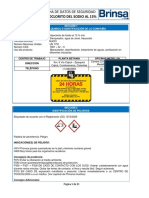 GC SQ H 17 FDS Hipoclorito de Sodio Al 15