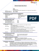 ABS Model Material Safety Data Sheet