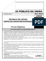 Olhonavaga - PROVA - CESPE - MPU - Técnico de Apoio Especializado - Segurança