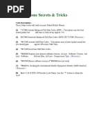 Mobile Secret Hack Codes | PDF | Telecommunications | Mobile ...
