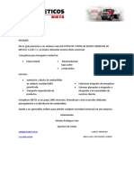 Carta de Presentacion Energeticos Nieto Ejecutivo de Ventas