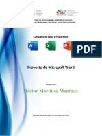 Proyecto. Microsoft Word