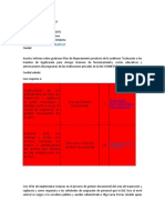 Informe Actividades Plan de Mejoramiento