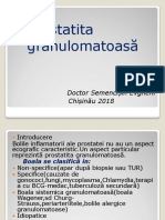Prostatita Granulomatoasă