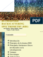 Rutherford Backscattering Spectrometry (RBS) : Ana Sánchez, Yineth Galindez, Daniel Vásquez, Freddy Valencia