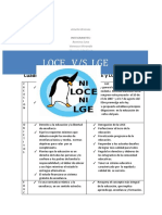 Cuadro Comparativo Entre La LOCE y LGE