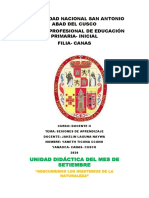 Sesiones Del Mes de Setiembre PDF