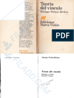 Pichon Riviere Teoria Del Vinculo PDF