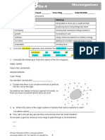 Microorganisms: Name Ghadeer Hussain Al-Khayat Class 8Gg Date 9/9/2020