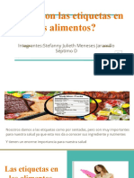 Etiquetas alimentos