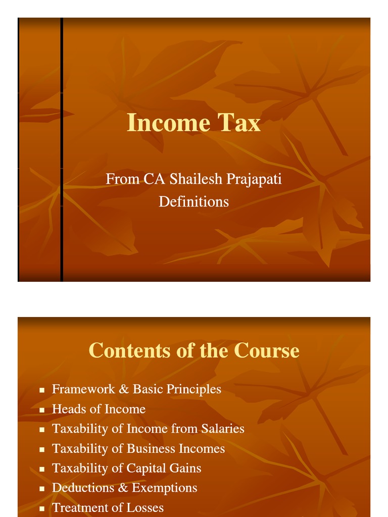 Tax SPA 2010 PDF Tax In India Employee Benefits