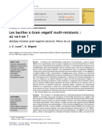 Les Bacilles À Gram Négatif Multi-Résistants PDF