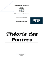 Cours de Theorie Des poutres-ESGE 2020