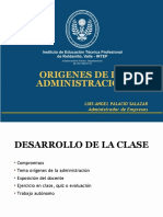 Clase Historia de La Administracion