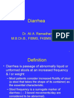 Diarrhea: Dr. Ali A. Ramadhan M.B.CH.B., Fibms, Fkbms (G & H)