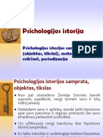 1 Tema - Psichologijos Istorijos Samprata - Reiksme - Metodai - Periodizacijosnereikia