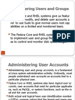 Administering Users and Groups