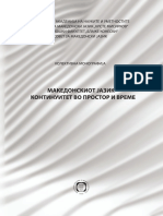 Makedonskiot Jazik Kontinuitet Vo Prostor I Vreme PDF