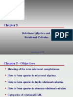 Relational Algebra and Relational Calculus: Pearson Education © 2009
