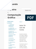 Aula 10-Uso de Cores - Prof Fernando de Siqueira - Computação Gráfica PDF