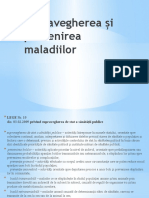 Supravegherea Si Prevenirea Maladiilor