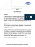 R.Ostojic, J. Levi, Use of Micro-Ohm Meter As A Power Source For DRM Testing On Dead Tank Circuit Breakers