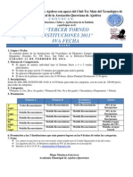 CONVOCATORIA3ERINSTITUCIONES2011Ultimas 2 Fechas