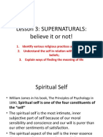 Lesson 3 Spiritual Self 2