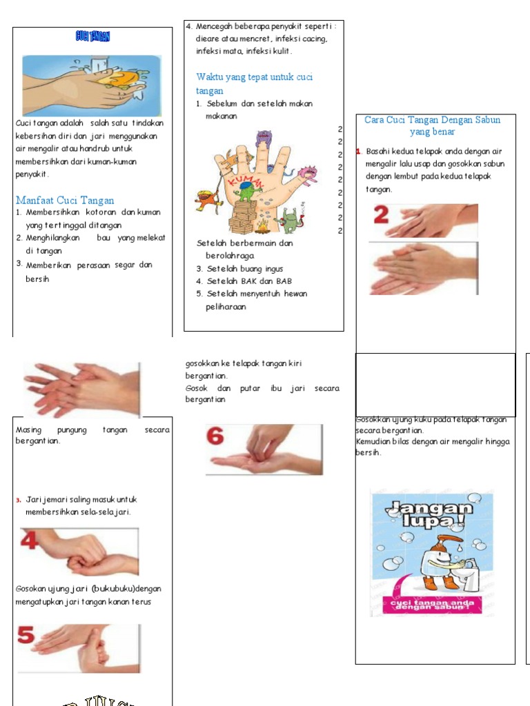 Leaflet Hand Hygiene | PDF