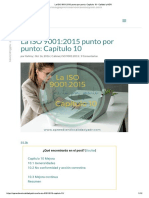 La ISO 9001 - 2015 Punto Por Punto - Capítulo 10 - Calidad y ADR PDF