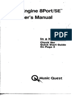 Midiengine 8Port/Se™ User'S Manual: Usicquest