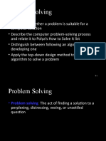 Problem Solving and Design