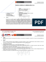 SILABO 4 DE CURRI. Y COMUN. L1 y L2 VI CICLO EIB INICIAL 2020-II