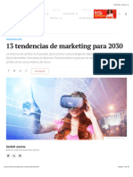 13 Tendencias de Marketing 2030