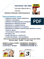 Partido Fonavistas Del Peru - DR Ñique Presidente
