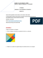 3 Periodo - Taller Semanas 3 y 4 de Geometria y Estadistica Grado 703 - Profesor Luis Rivera