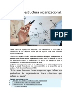 Qué Es La Estructura Organizacional PDF