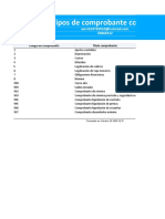 Tipos de Comprobante Contable