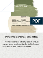 Promosi Kesehatan Ditempat Umum