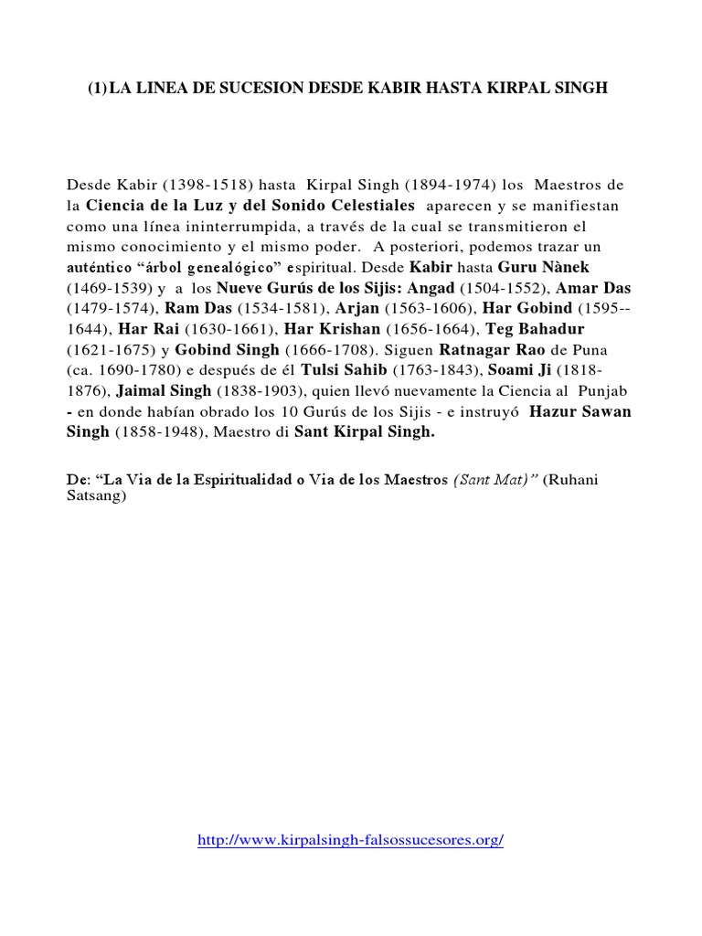 01-Falsos Sucesores | PDF
