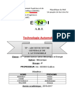 TP D'automobile