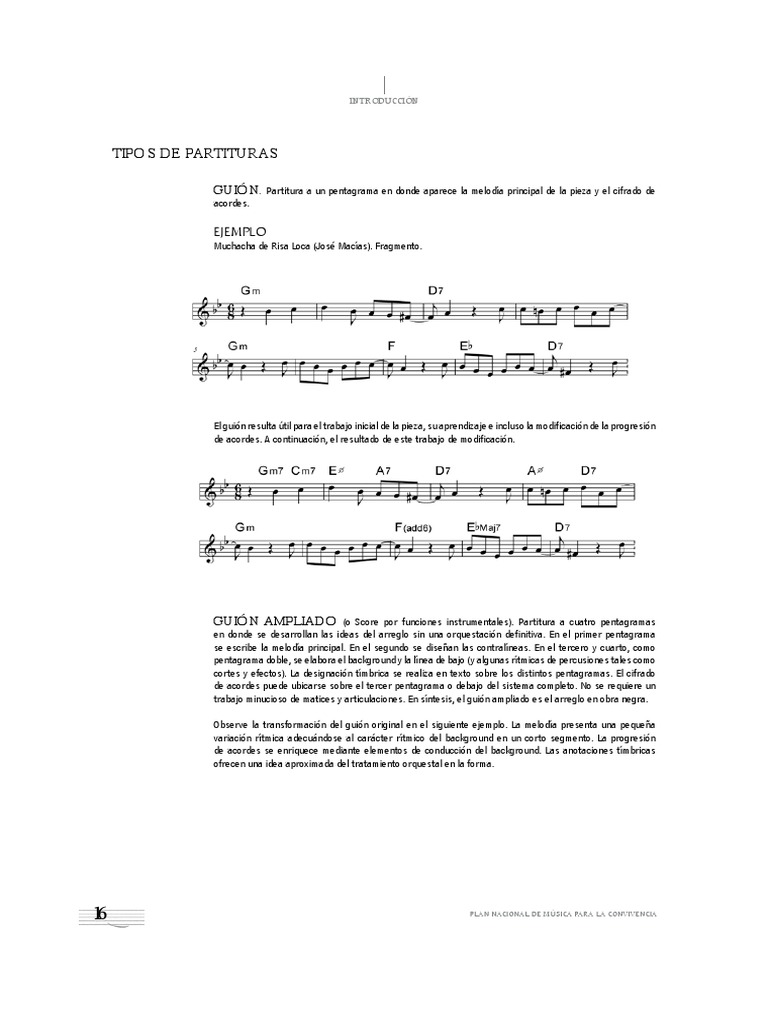 Partituras y arreglos para bandas | PDF | Partituras | Acorde (Música)