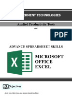 Empowerment Technologies - Application Softwares - Spread Sheet