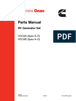 981-0259 Onan HDCAA HDCAB (Spec A-D) Diesel Mobile Genset Parts Manual (10-2013)