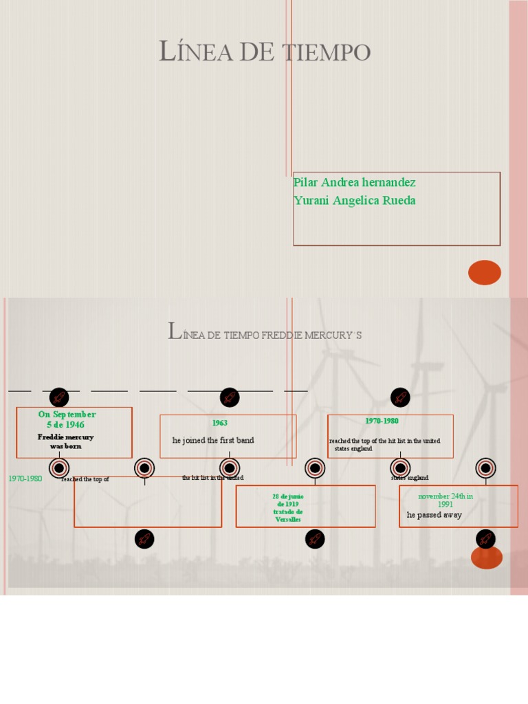 Ínea Tiempo: Pilar Andrea Hernandez Yurani Angelica Rueda | PDF