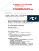 Aspectos Legales Generales en Materia de Asuntos Laborales en Bolivia